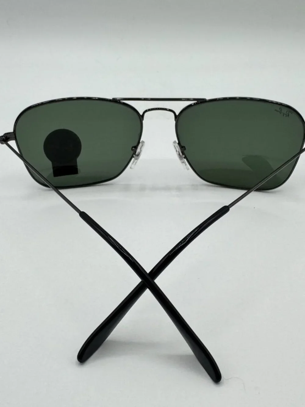 Ray-Ban RB3136 004 Caravan Sunglasses Gunmetal Frame with Green G-15 Lens